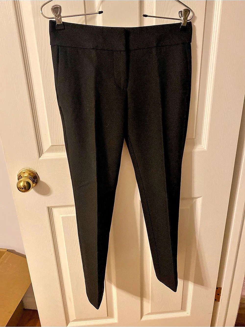 LOFT Marisa Petite Straight Leg Pants Petite Straight Leg Black Pants